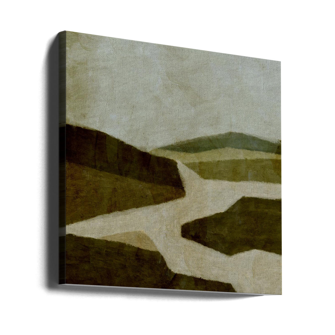 Abstract Landscape by Dan Hobday | Minimalist Nature Painting, Large Canvas Wall Art Print | Artsy Earth