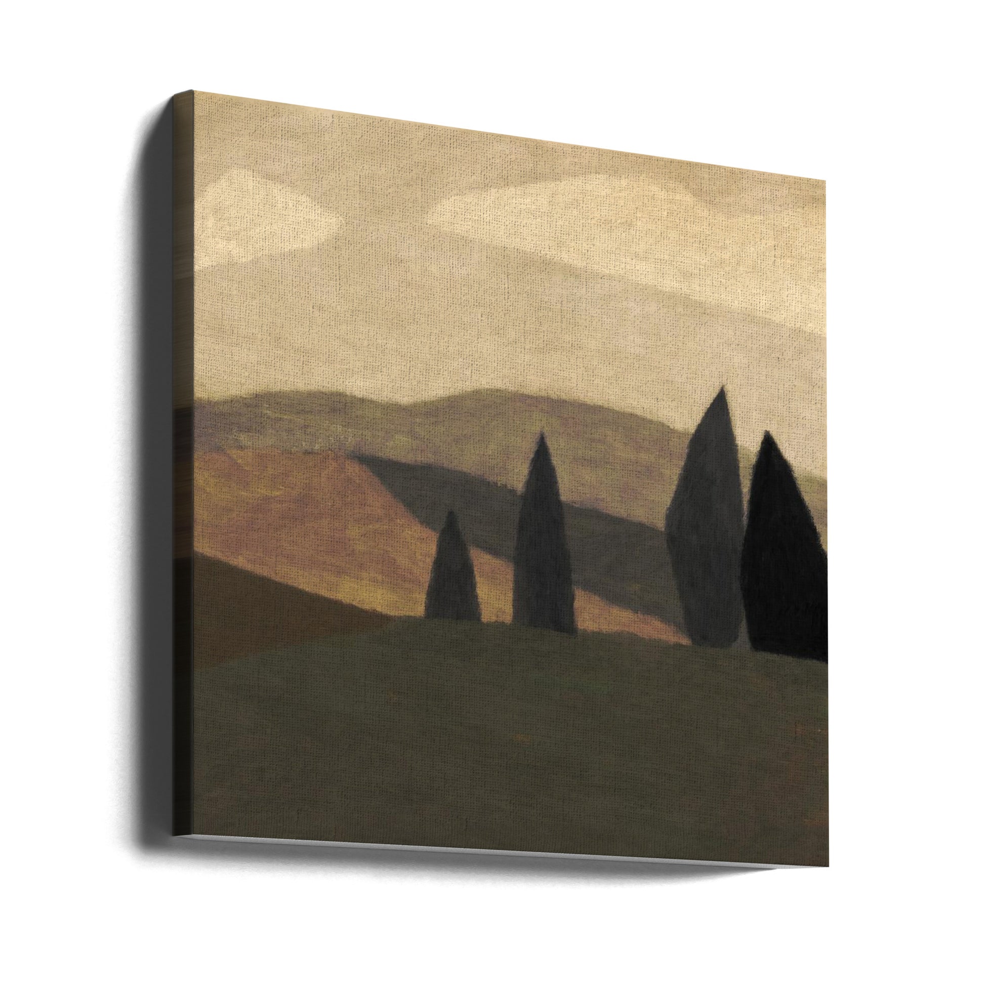 Abstract Landscape by Dan Hobday | Minimalist Nature Painting, Large Canvas Wall Art Print | Artsy Earth