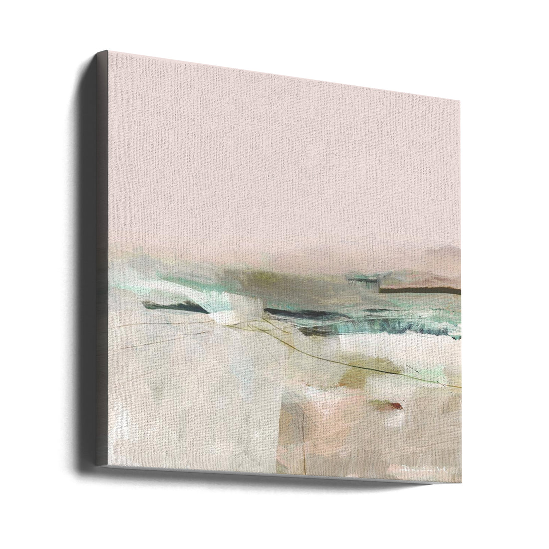 Evoked by Dan Hobday | Abstract Watercolor Landscape, Large Canvas Wall Art Print | Artsy Earth