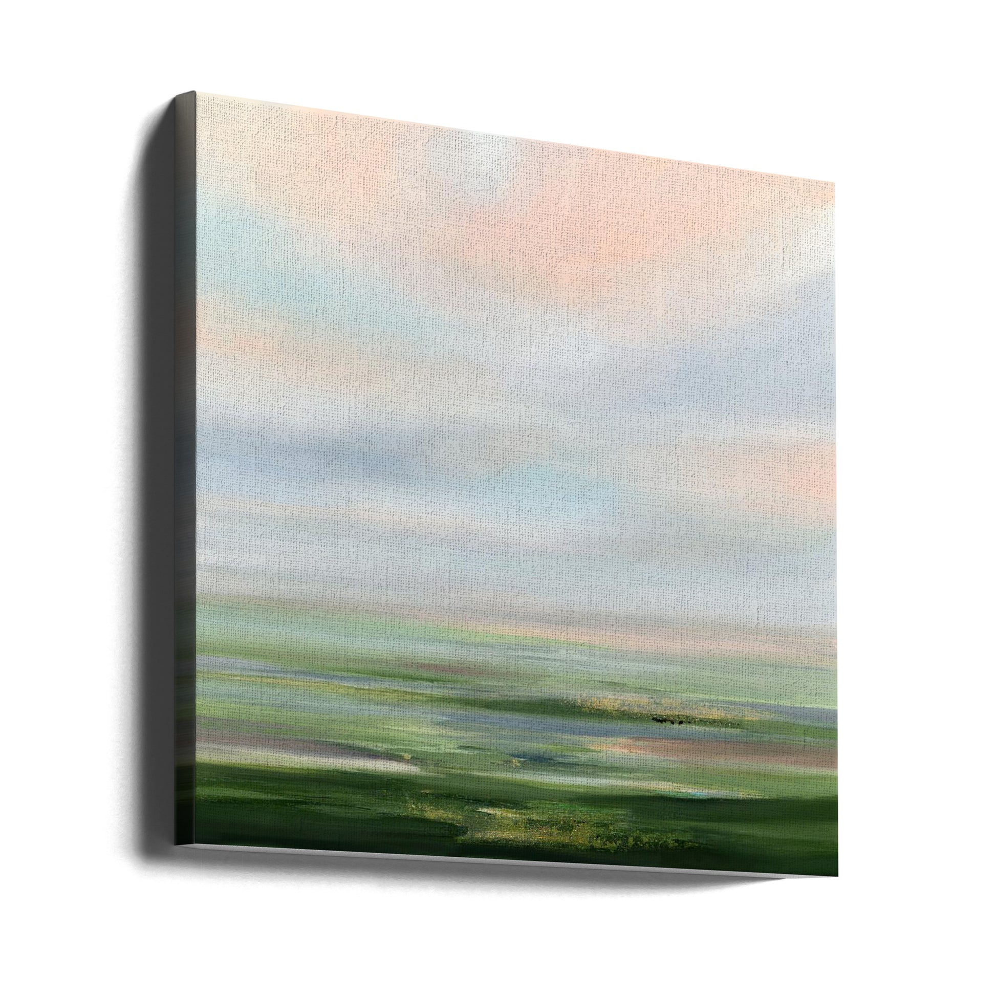 Evening Glow by Nicole Walsh | Peaceful Abstract Landscape, Large Canvas Wall Art Print | Artsy Earth