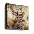 Deer Vintage Art by Rafal Kulik | Wildlife Illustration Art, Large Canvas Wall Art Print | Artsy Earth