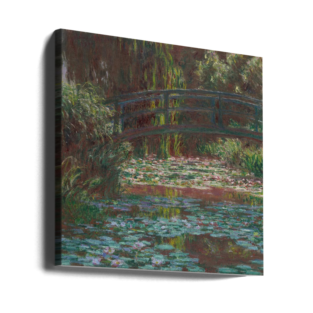 Water Lily Pond by Claude Monet | Painted Garden Landscape, Large Canvas Wall Art Print | Artsy Earth