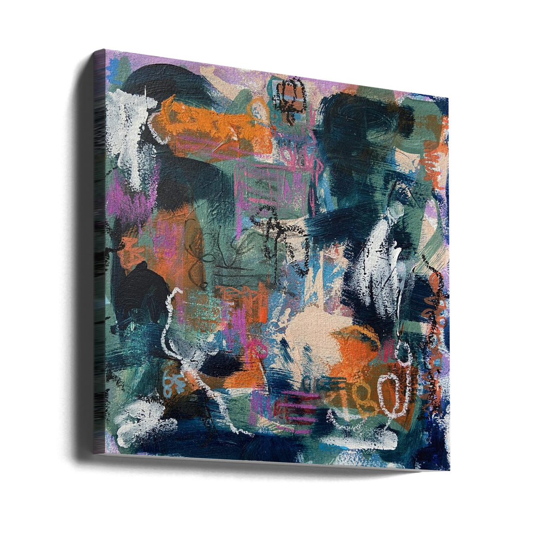 180 Degrees by Irene Chua | Modern Abstract Painting, Large Canvas Wall Art Print | Artsy Earth