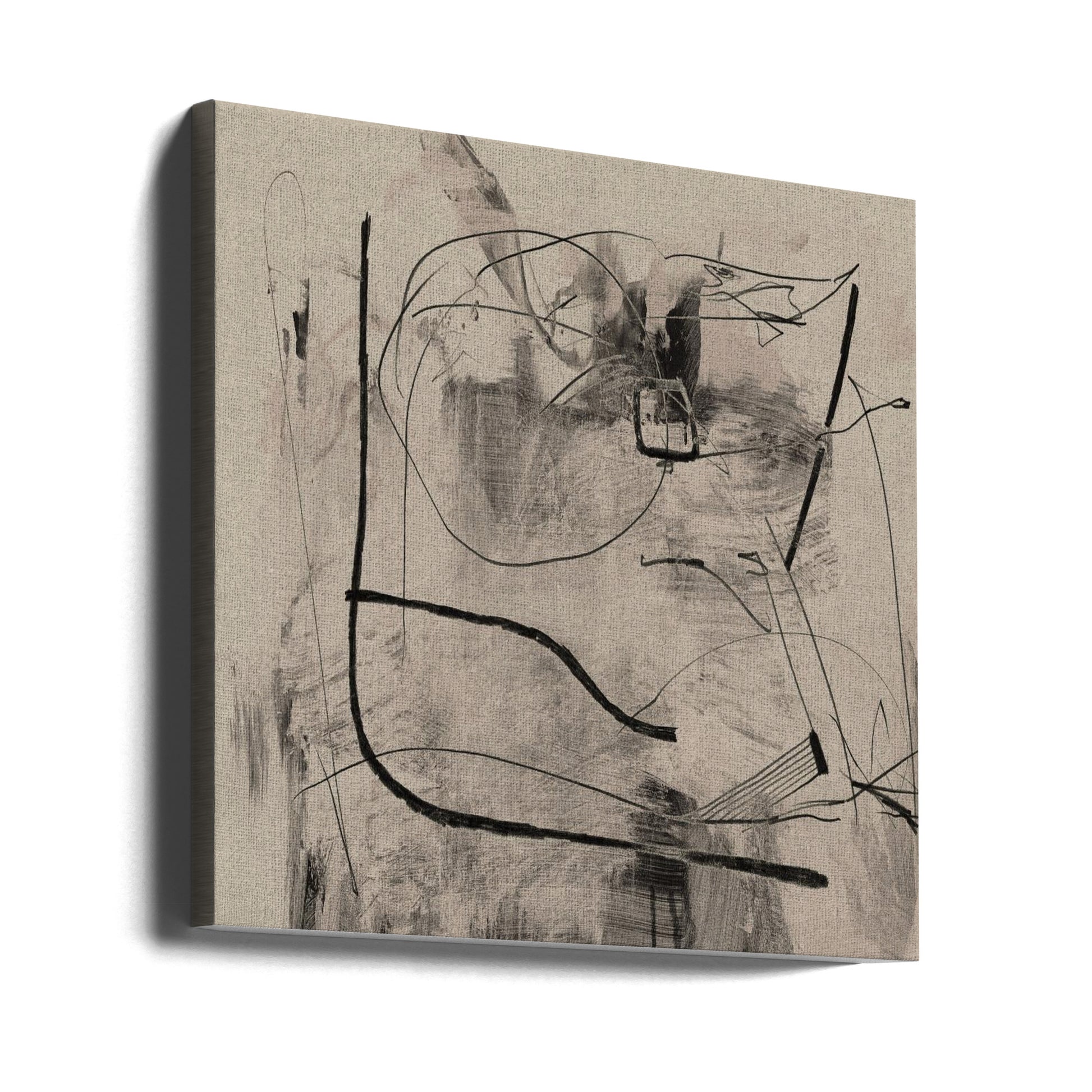 Retreat by Dan Hobday | Abstract Line Drawing, Large Canvas Wall Art Print | Artsy Earth