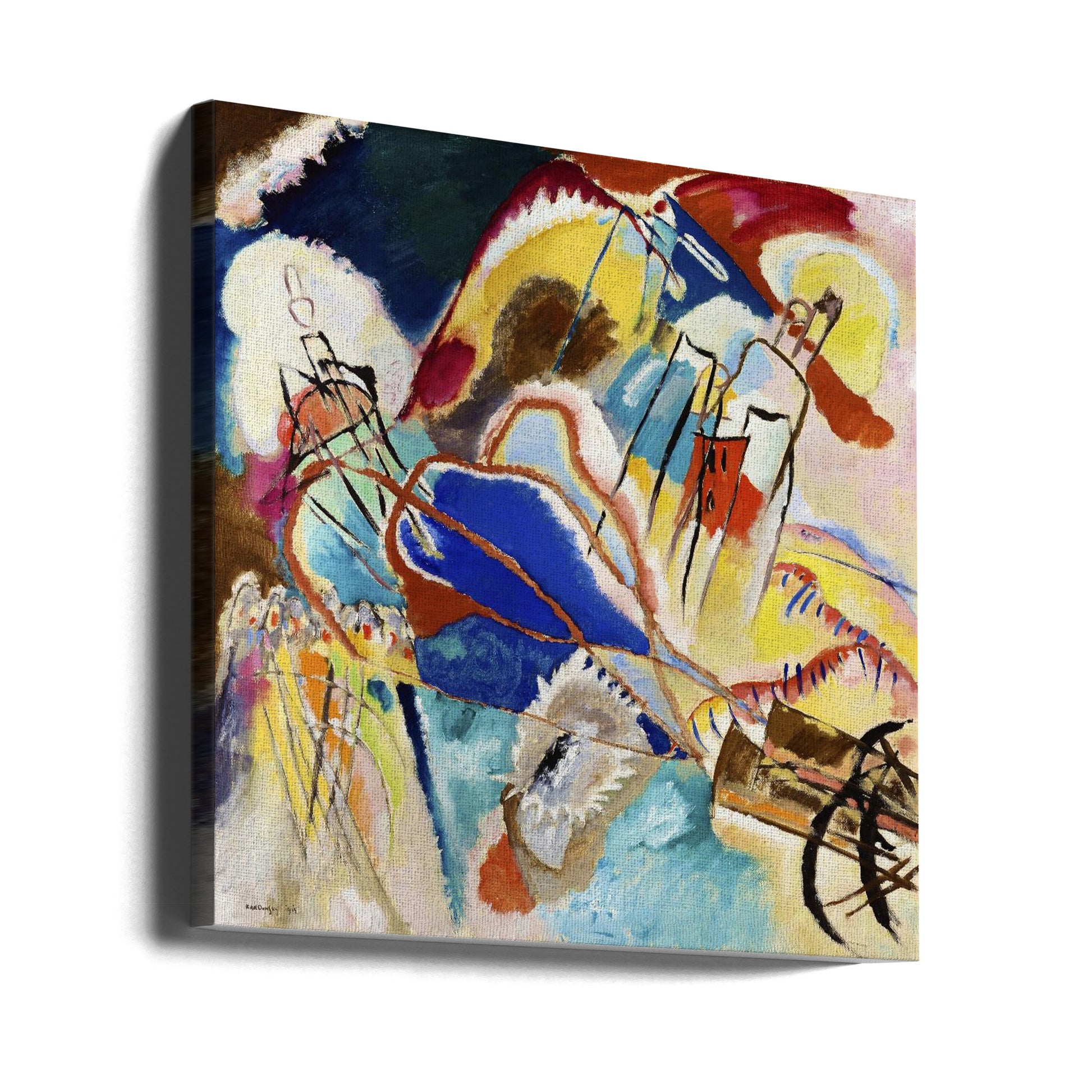 Improvisation No. 30 by Wassily Kandinsky | Abstract Expressionist Art, Large Canvas Wall Art Print | Artsy Earth