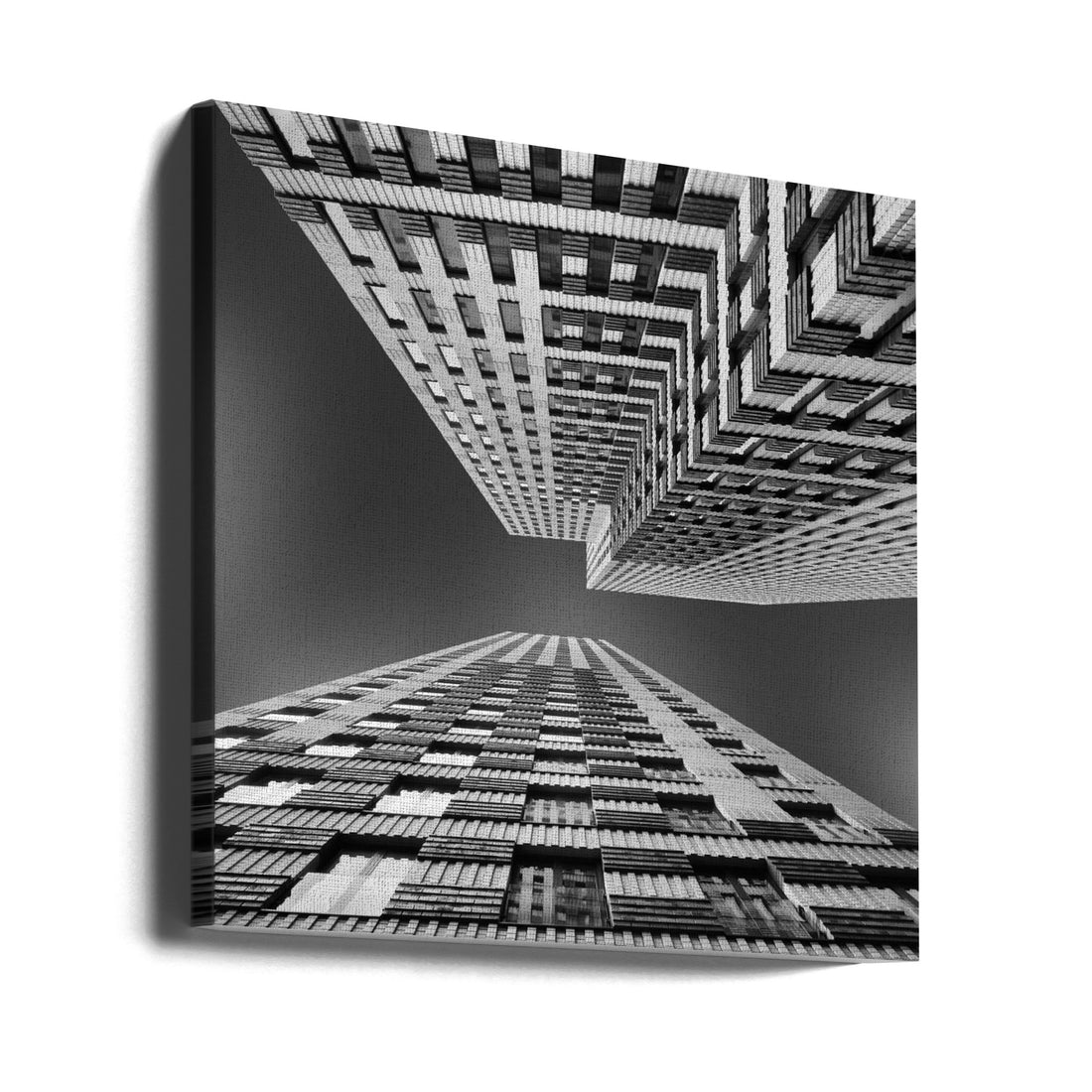 Urban Symphony by Jeroen Van De Wiel | Geometric Architecture Pattern, Large Canvas Wall Art Print | Artsy Earth