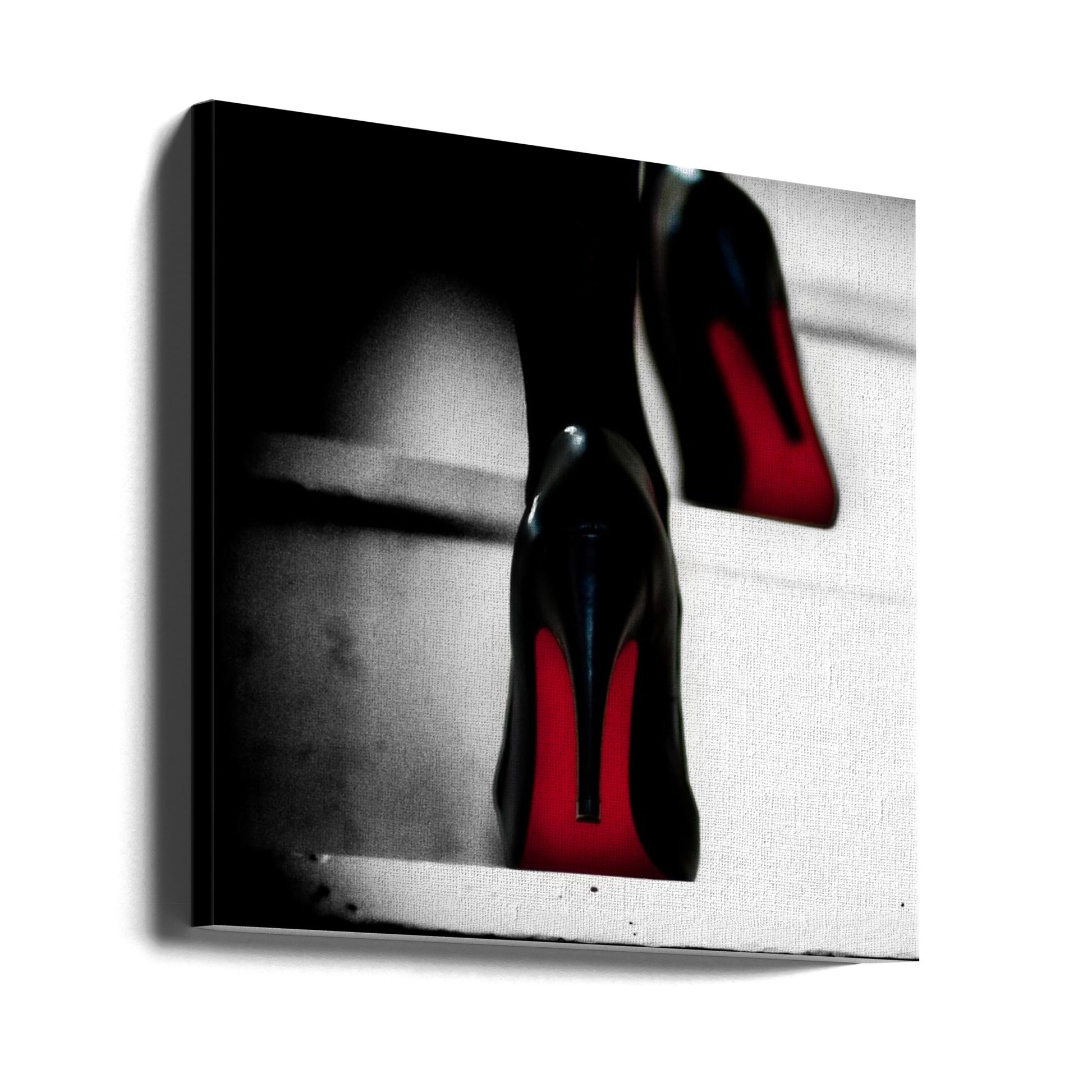 Paris Steps by Betina La Plante | Red Louboutin Heels, Large Canvas Wall Art Print | Artsy Earth