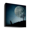 The Dreamer by Final Toto | Surreal Night Fantasy, Large Canvas Wall Art Print | Artsy Earth