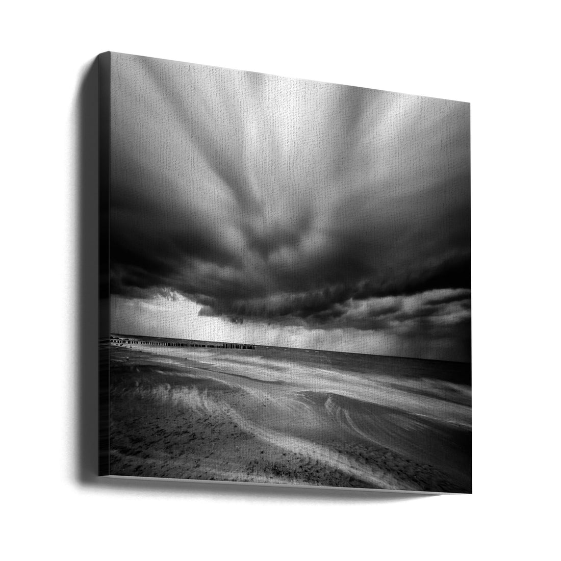 Before The Storm by Piotr Krol (bax) | Dramatic Coastal Storm, Large Canvas Wall Art Print | Artsy Earth